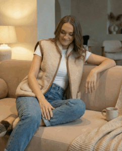 Merino vilnos rusva liemenė 