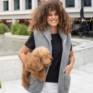 Merino vilnos pilka liemenė "unisex", WoolLando