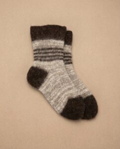 100 proc. kraujatakos gerinimui šuns vilnos kojinės, WoolLando