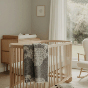 Vaikiškas vilnonis pilkas pledukas AVYTĖ