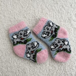 Vaikiškos merino vilnos kojinės DRAMBLIUKAS, WoolLando