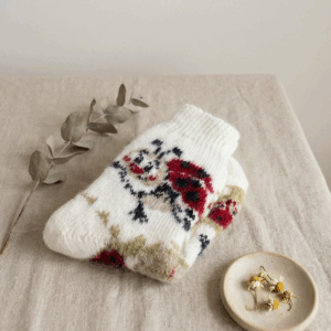 Vaikiškos merino vilnos kojinės BORUŽĖLĖ, WoolLando