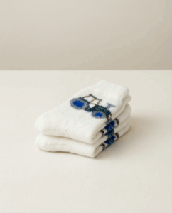 Vaikiškos merino vilnos kojinės TRAKTORIUKAS, WoolLando