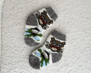 Vaikiškos merino vilnos kojinės BARNIS