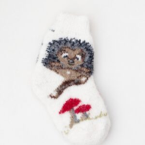 Vaikiškos merino vilnos kojinės EŽIUKAS