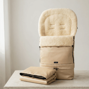 Sleep&Grow natūralios vilnos gelsvas vokelis / miegmaišis kūdikiui su prailginimu, Zaffiro