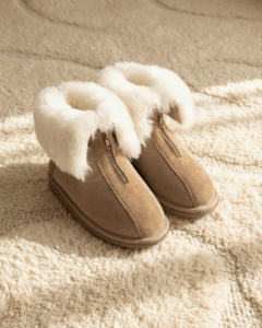 Moteriški natūralaus kailio atsegami odiniai aulinukai LUKA, WoolLando