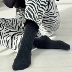 Merino vilnos juodos kojinės, WoolLando