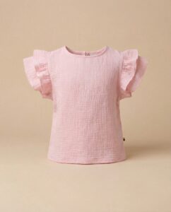 Muslino medvilnės rožinė palaidinė PUPA