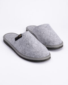 Vyriškos natūralios vilnos veltos šlepetės ŠEŠĖLIS