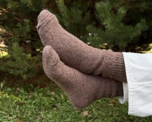 Naujosios Zelandijos avių vilnos kojinės LATTE, WoolLando