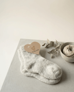 Vaikiškos merino vilnos kojinės PŪKIS, WoolLando
