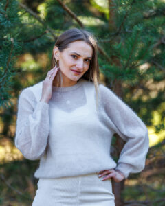 Kid moheros vilnos megztinis SHADY