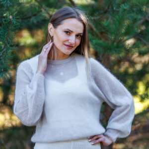 Kid moheros vilnos megztinis SHADY