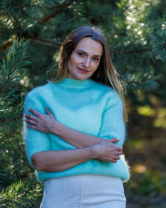 Kid moheros vilnos megztinis MINTH