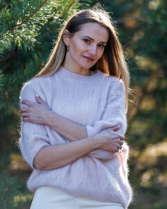 Kid moheros vilnos megztinis BABY PINK