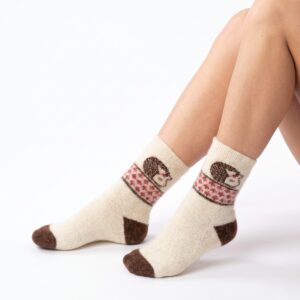 Merino vilnos kojinės HEDGEHOG, WoolLando